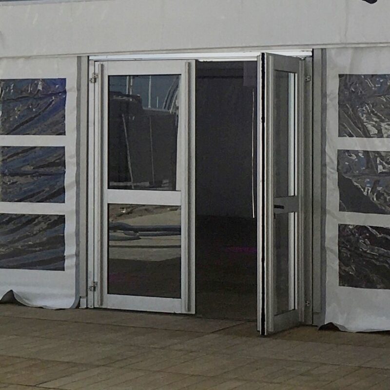 vaste deur kadertent