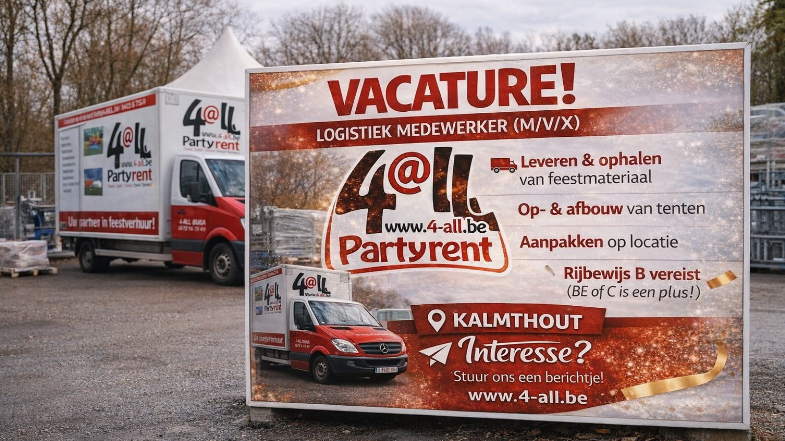vacature rechthoek